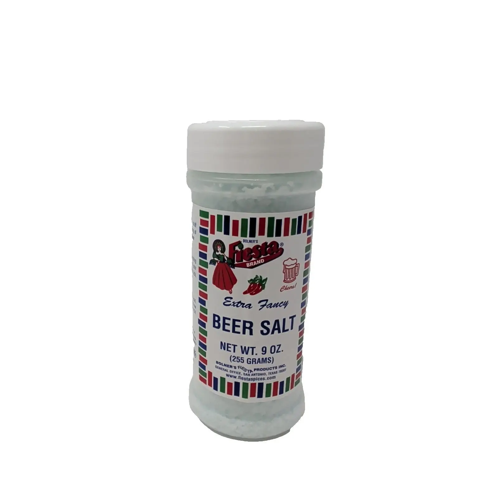 Bolner's Fiesta Beer Salt 9 Ounce Plastic Shaker
