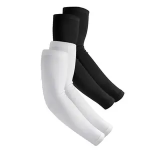 2 Pairs Arm Sleeves Compression UV Protection Cooling Sun Sleeves Tatto Cover Up Baseball Fotball Golf Running Arm Sleeves Elbow Guard ，Workout Sets Women Garden Arm Sleeves with Thumb Hole UPF 50+ Compression Cooling sport gloves Basketball Accessories
