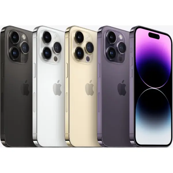 Refurbished Apple iPhone 14 Pro Fully Unlocked 128GB All Colors - Acceptable with 1 Year Warranty by BITB