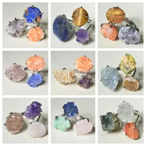 [No.400-408 Tray #15]Unique handmade crystal ring