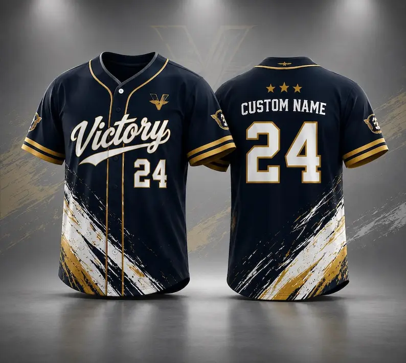 Custom Baseball Jersey, Personalized Team Jersey Shirt, Victory Baseball Uniform, Sports Fan Gift, Custom Name Number Jersey