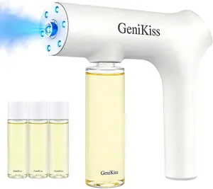 GeniKiss Electric Pet Deodorizer Spray, Urine Odor Eliminator, Cat Litter Freshener, Plant-Based Formula for Dogs & Cats, Indoor Anti-Mite & Antibacterial Solution, Pet Complex Bioenzyme Clean Flavour Sterilisation and Mite Removal Spray