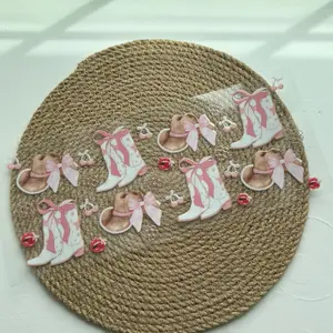 Cowgirl Coquette UVDTF 16oz Glass Wrap