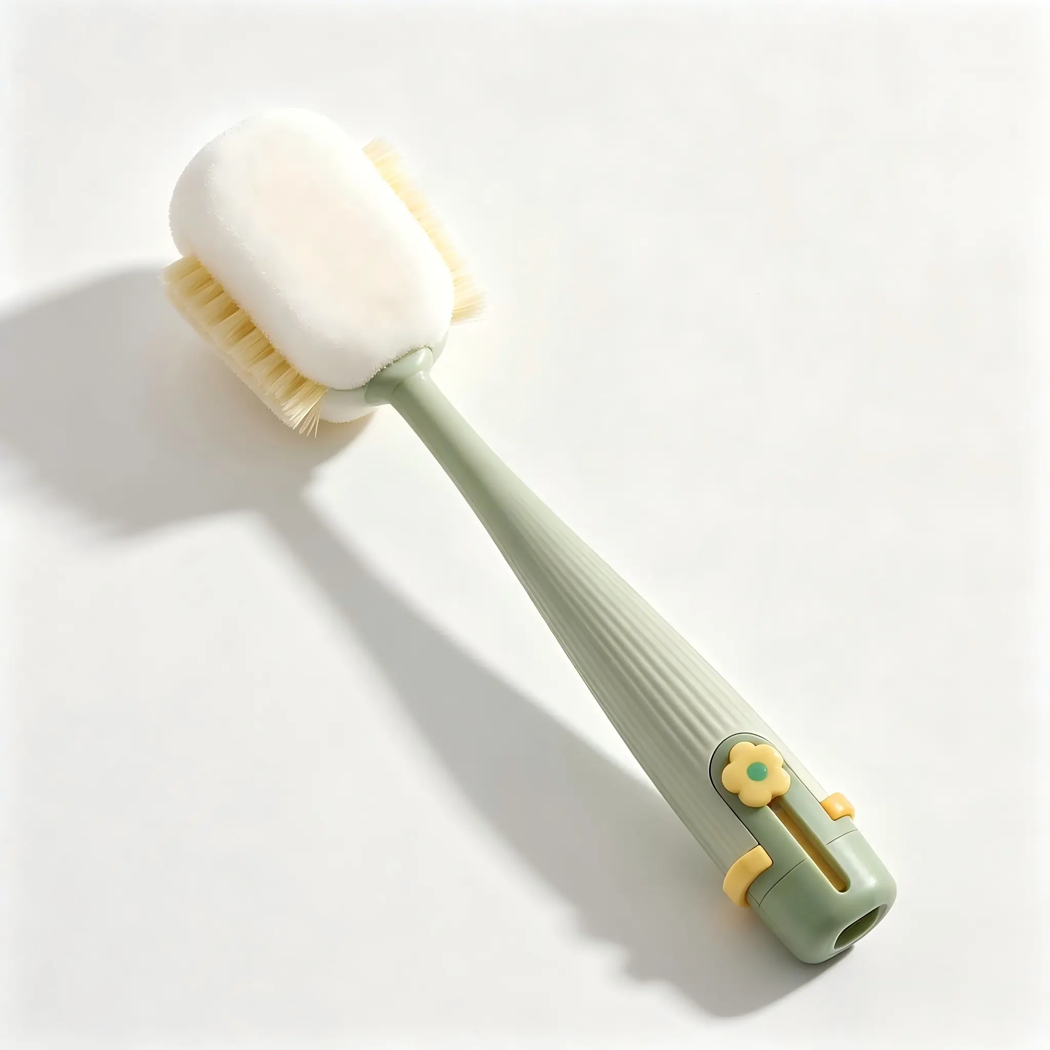 Dual Head Long Handle Bottle Brush Cleaner with Soft Pastel Bristles for Baby Bottles, Water Cups, Mugs, Glasses, Narrow Neck Containers - Dish Washing Brush for Kitchen Nursery Supplies straw cleaning multi-functional tool multifunctional