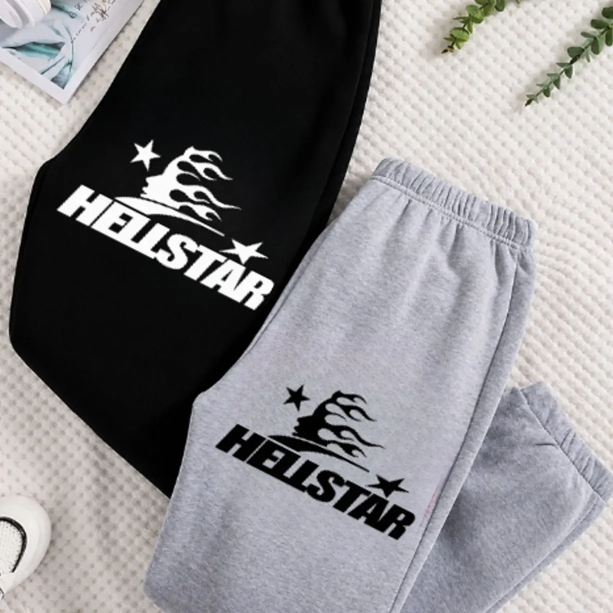 Sweatpants 1 Hellstar Graphic Sweatpants, Unisex Oversized Joggers, Soft Cotton Blend Fleece, Relaxed Fit, Streetwear Fashion, Comfortable Lounge Pants for Everyday Wear, Gift For Him, Gift For Her, Gym and Travel, Trending 2026 C