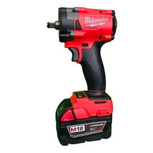 Milwaukee M18 Mid-Torque 3/8" Impact Wrench – Automotive, Mechanical, DIY & Wood Plastic Projects, 300 N·m Power, LED Work Light, Durable & Portable