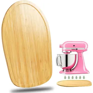 Mixer Slider Compatible with  4.5-5 Qt Tilt- Stand Mixer, Appliance Sliding Mat Accessories for Kitchen Aid, Countertop Moving Tray Attachments Fits for  Artisan