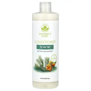 Mild By Nature (Nature's Gate), Tea Tree & Sea Buckthorn Conditioner for Oily Hair, 16 fl oz (473 ml)