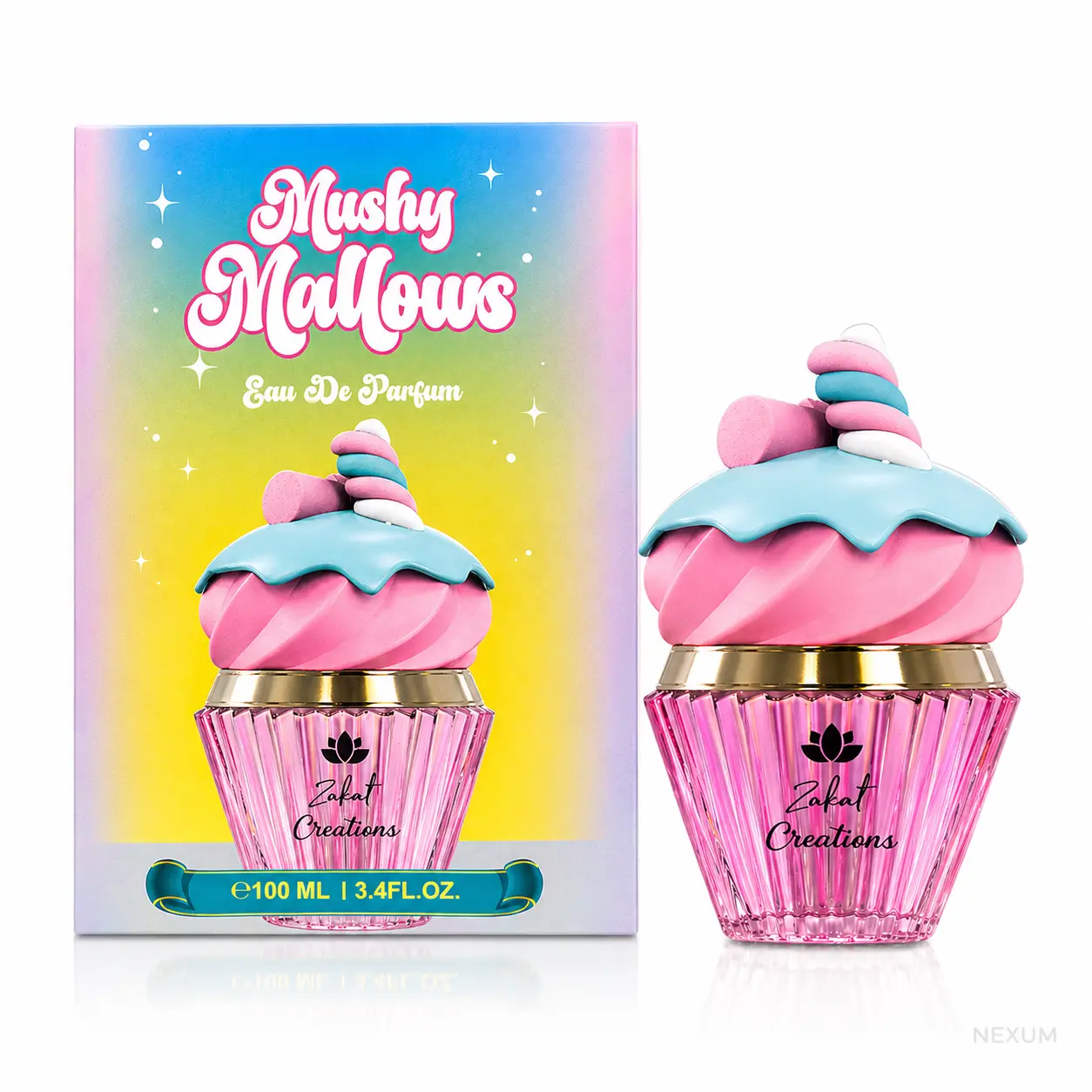 Zakat Mushy Mallows Eau De Parfum 100ML – Sweet & Addictive Perfume for Women | Long Lasting Gourmand Fragrance