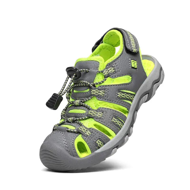 Dream Pairs Kids' Outdoor Athletic Sandals for Boys & Girls, Closed-Toe Water Resistant Beach Shoes with Quick-Dry Insole & Adjustable Strap, Outdoor Casual Sandals, Childrens Sandals