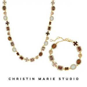 Mocha Solstice Bundle (Brown/Tiger’s Eye) (Necklace and Bracelet)