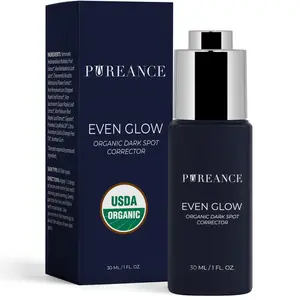 Even Glow Serum – Fade Dark Spots, Even Skin Tone, Brighten Dullness | Natural AHA, 1 Fl Oz