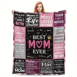 for Mom - Christmas, Mother'S Day, Valentines Day, Birthday for Mom from Daughter Son, Present for Mom, Unique Mom s, Expecting New Mom s for Women - Throw Blanket 80x60 280gsm