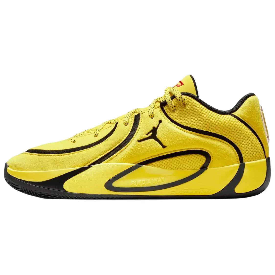 Jordan Tatum 4 Basketball Shoes Unisex Yellow Black Comfort HQ4613-700