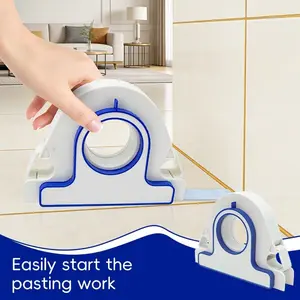 Easy Start Tape Dispenser, Ergonomic Handheld Tool for DIY Home Repair, Ideal for Masking Tape, Wall & Floor Tile Gaps, Cutting & Applying, Easily Start The Pasting Work, Precision Cutting