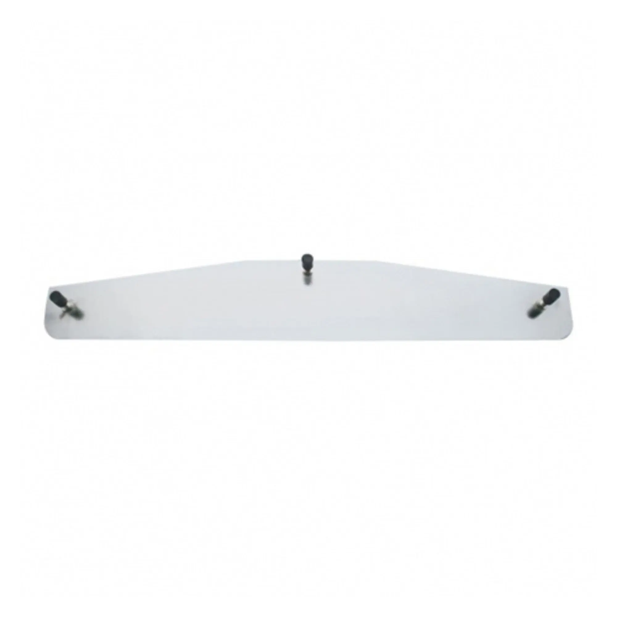 United Pacific Chrome Standard Bottom Mud Flap Plate with Welded Stud, Automotive Auto Parts Accessories, Car Accessories for Car