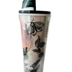 NEW 2025 Starbucks Halloween moon butterfly Tumbler Cold Cup