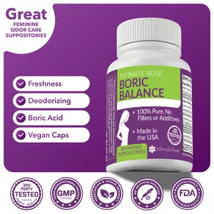 Boric Acid Vaginal Suppositories for Women
