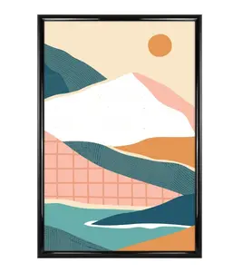 20x30 Rounded Black Poster Frame