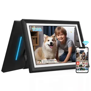 Digital Picture Frame with light,10.1 inch,WiFi Smart Digital Photo Frame IPS LCD Touch Screen, auto-Rotate,Built-in 32GB Storage, Easy Setup to Share Photo and Video Via Frameo APP