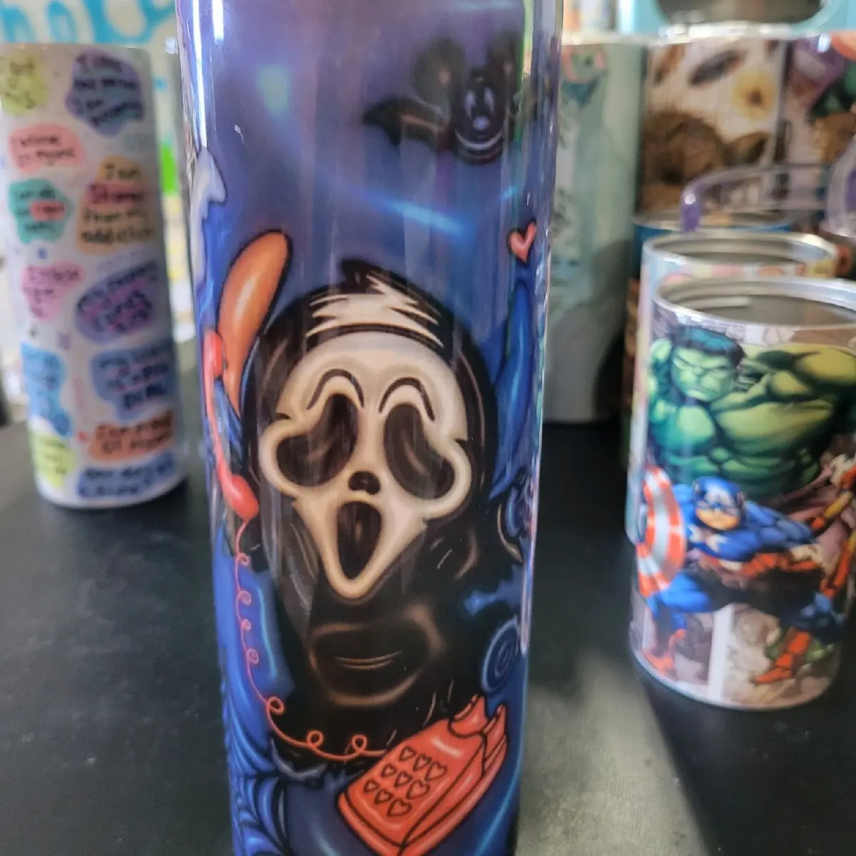 Ghostface Stitch tumbler