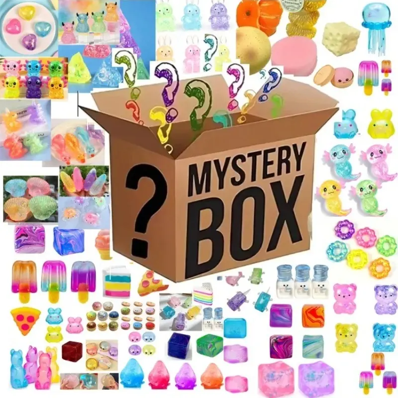 Squishy Blind Boxes,2026 100+ Styles Food-Themed Squishy Toys, Cute Donut, Cheese & Bread Slow Rebound Squeeze Toys, Mystery Stress
