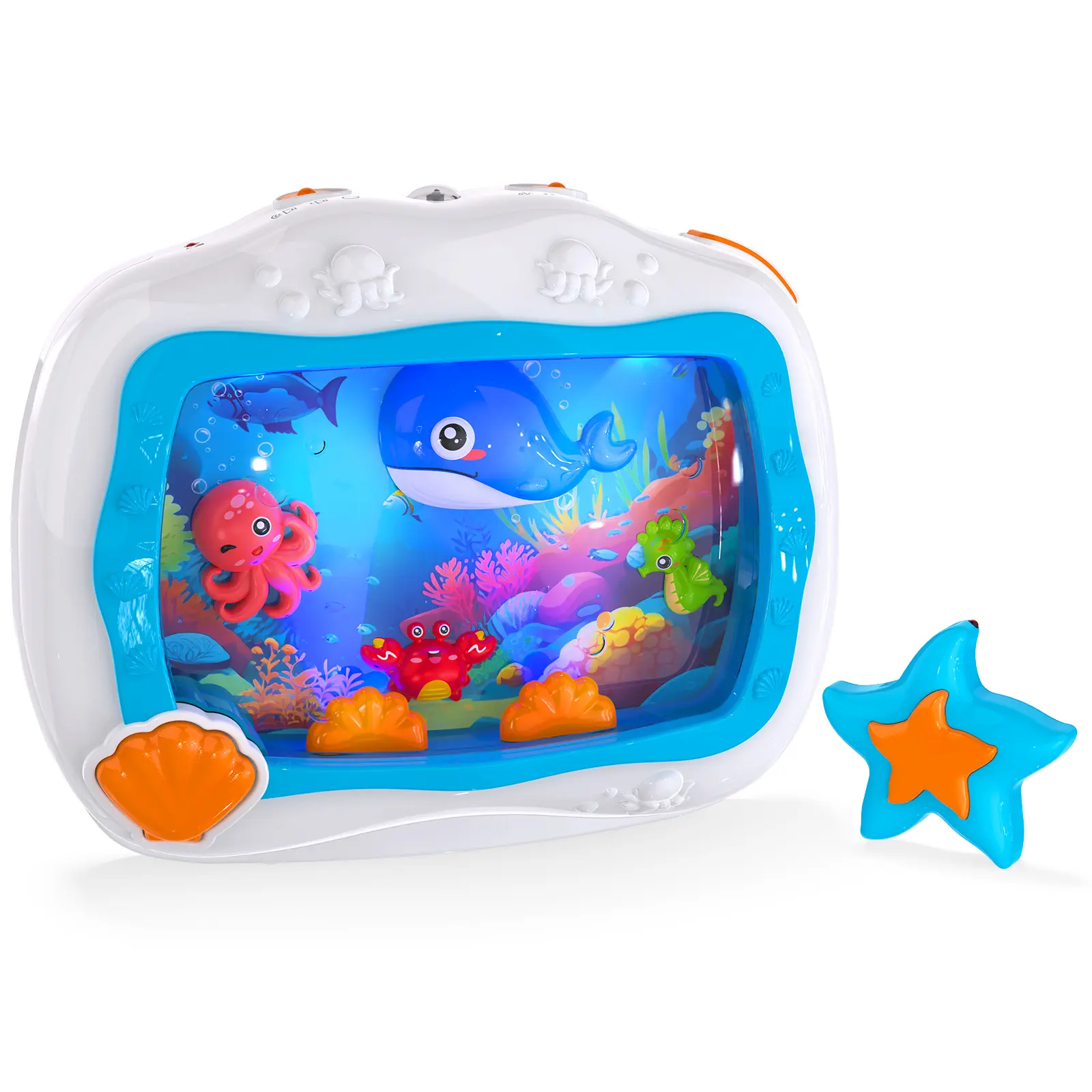 Baby Sleep Soother Musical Toy, Sound Machine with Light & Soothing Sounds, Infant Crib Mobile Hanging & Car Travel Toy, Sensory Dream Soother for Newborns 0-3 Years