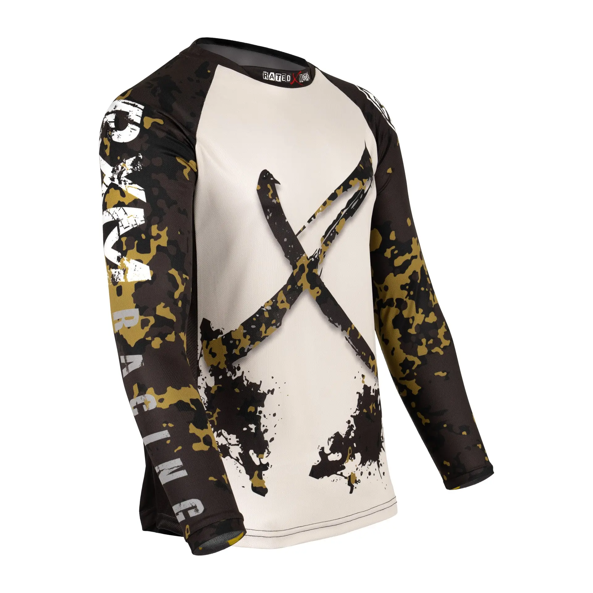 Pro X Gold Camo Motocross Jersey