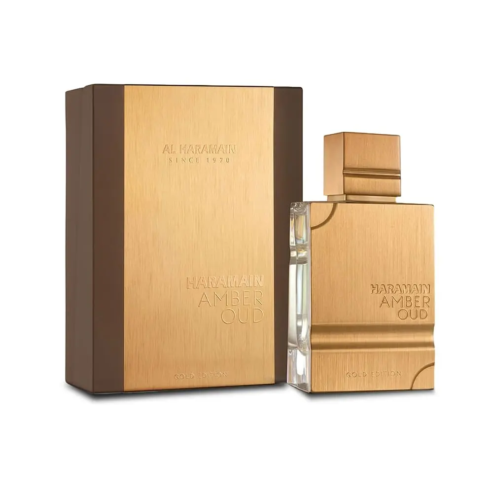AL HARAMAIN Amber Oud Gold Edition Eau de Parfum Spray, Long-Lasting Unisex Fragrance with Oriental Vanilla, Amber, and Woody Notes, 2 oz, Single Item, Edp Spray Perfume, Edp Elegant Fragranced
