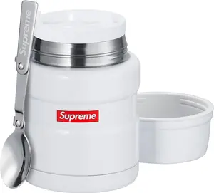 Supreme Thermos Stainless King Food Jar and Spoon White by StockX