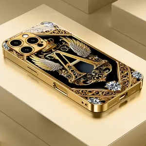 Creative Letter A Wing Pattern Phone Case Suitable for Apple 17ProMax/17Pro/17/17Air/16ProMax/16Plus/16/15ProMax/15Plus/15Pro/15/14 Pro Max/14 Plus/14 Pro/14/13 Pro Max/13 Pro/13/12 Pro Max/12 Pro/12/17 Pro Max/Xs Max/XR/X, 7/8/7Plus, More than 25 Models