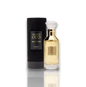 Lattafa Velvet Oud Eau De Parfum - 100 ML Alcohol-Based Single Item Unisex Oriental Woody Fragrance with Oriental Aromas