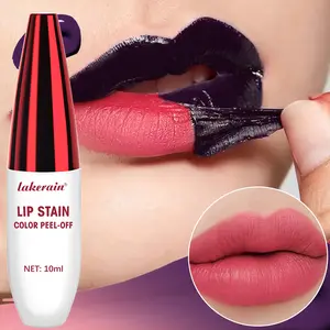 3-Color Peel-Off Lip Gloss Set, Highly Pigmented Lip Tint & Lip Glaze, Long-Lasting & Transfer-Proof Lip Tattoo, Ultra-Easy to Apply, Non-Sticky Wear, Instantly Brightens & Enhances Lip Color, Perfect for Daily Use, Parties, Travel & Everyday Makeup