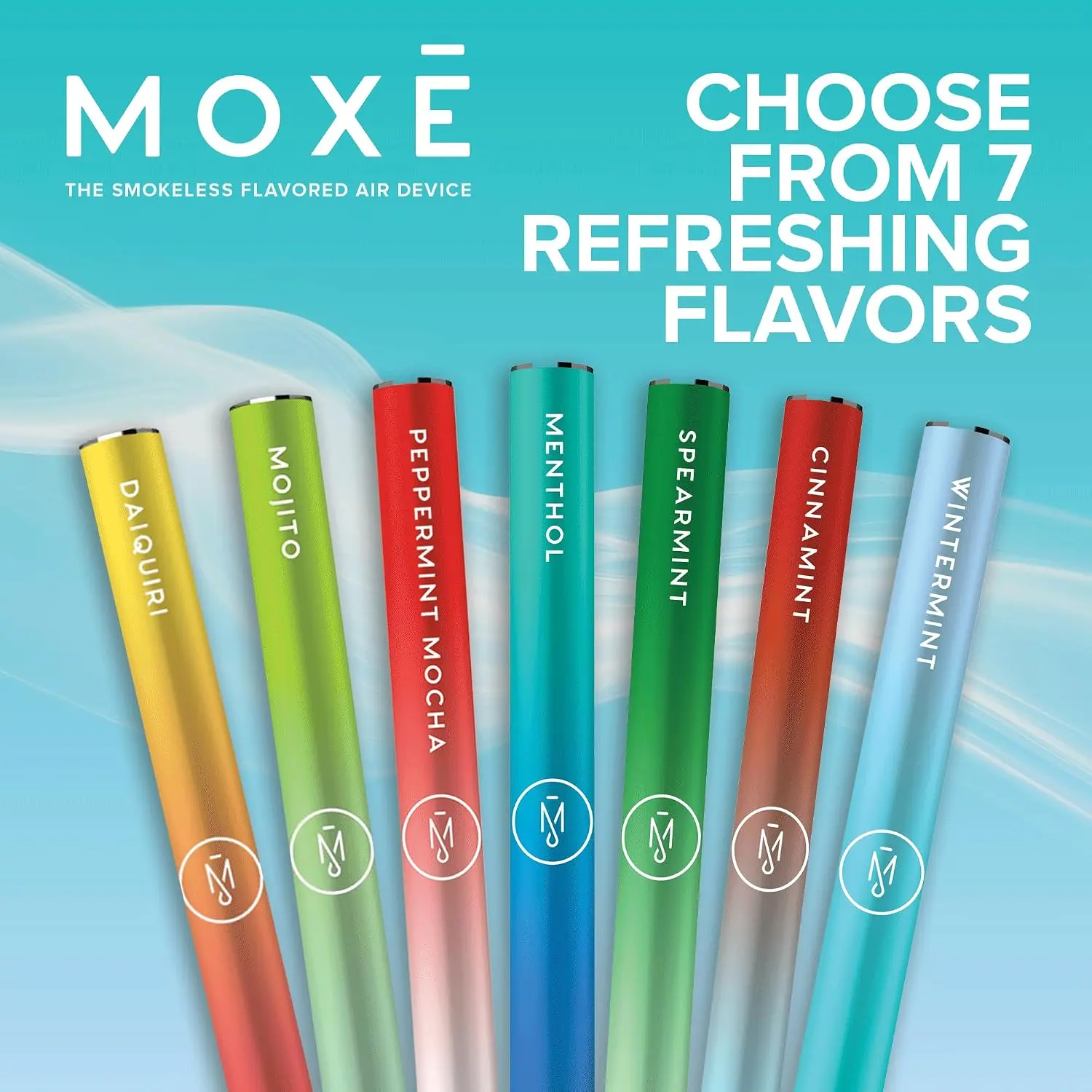 [Safe food is trending] MOXE Natural Menthol Smokeless Inhaler, Non-Electric Craving Relief, 1 PK  Long-Lasting Aromatherapy Flavored Air Oral Fixation Support, On-the-Go Craving Relief, Cooling Sensation, No Batteries