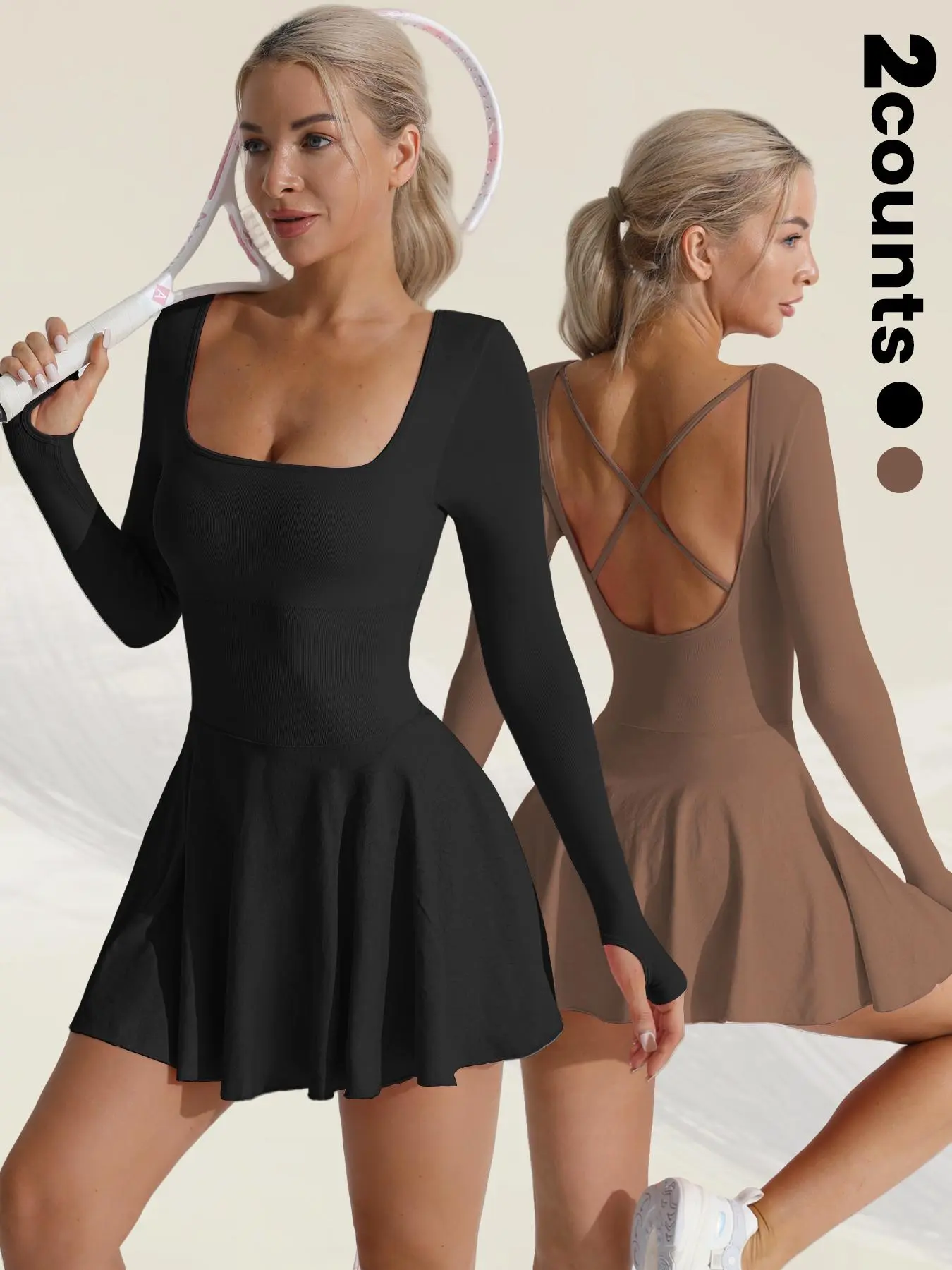 Black*1 pc+Brown*1 pc