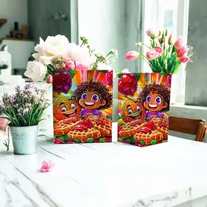 Laser Holographic Gift Bag, 10/20/40pcs U-shaped Self-standing Bag with Ziplock, Reusable Gift Wrapping Bag for Birthday Wedding Party