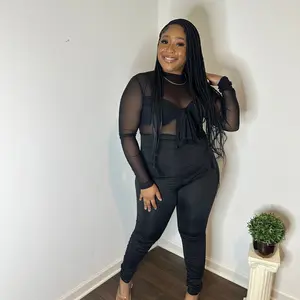 Black romper Polyester