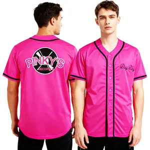 Men's Baseball Jerseys 90s Next Friday Craig Jones Pinky's Record MovieDay Sewing embroidery Retro fashion style S-XXL pink Outdoor sportswear Daily training attire match day Fan clothing high quality polyester sports top Unisex festival gift