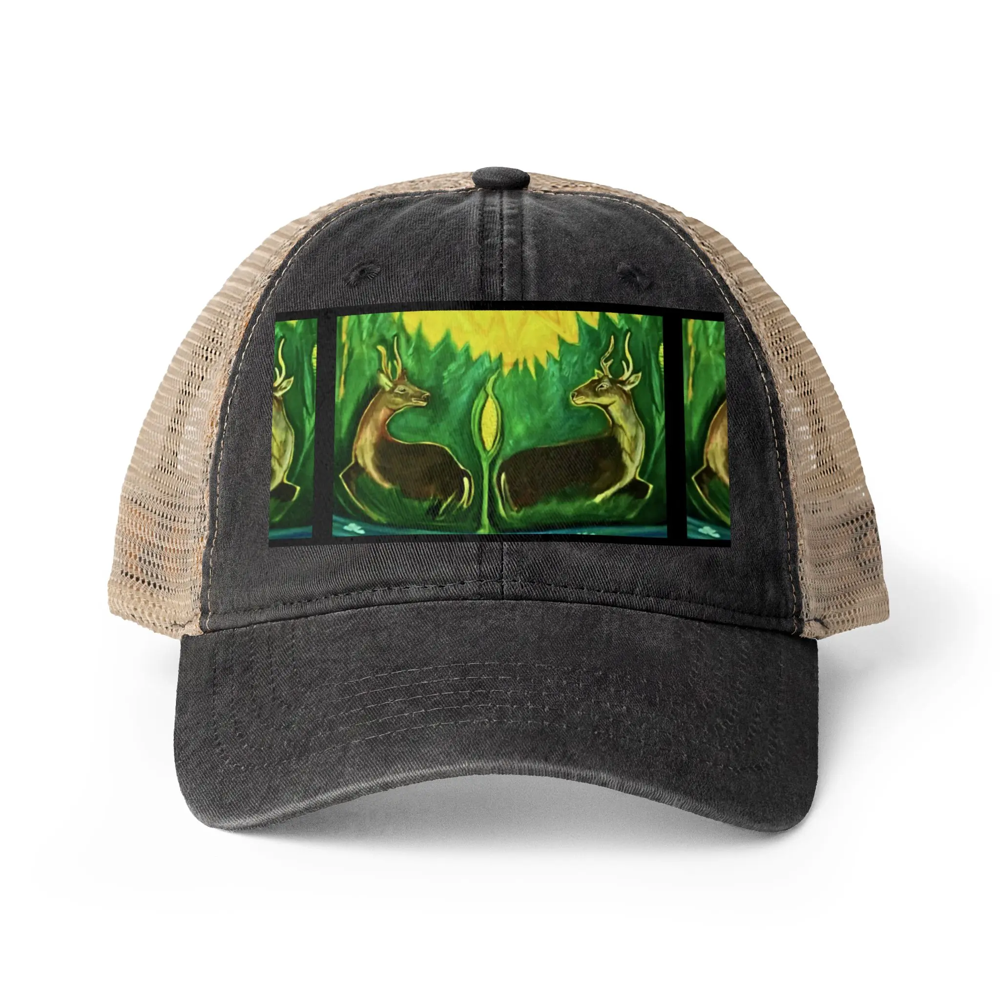Women's Washed Mesh-Back Cap