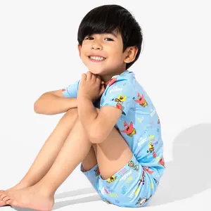 SpongeBob SquarePants: Good Vibes Bamboo Kids Pajama Short Set