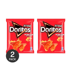 2 Pack Doritos Taiwan Style Cheese Flavored Corn Chips - Spicy American Cheese 48g/Bag