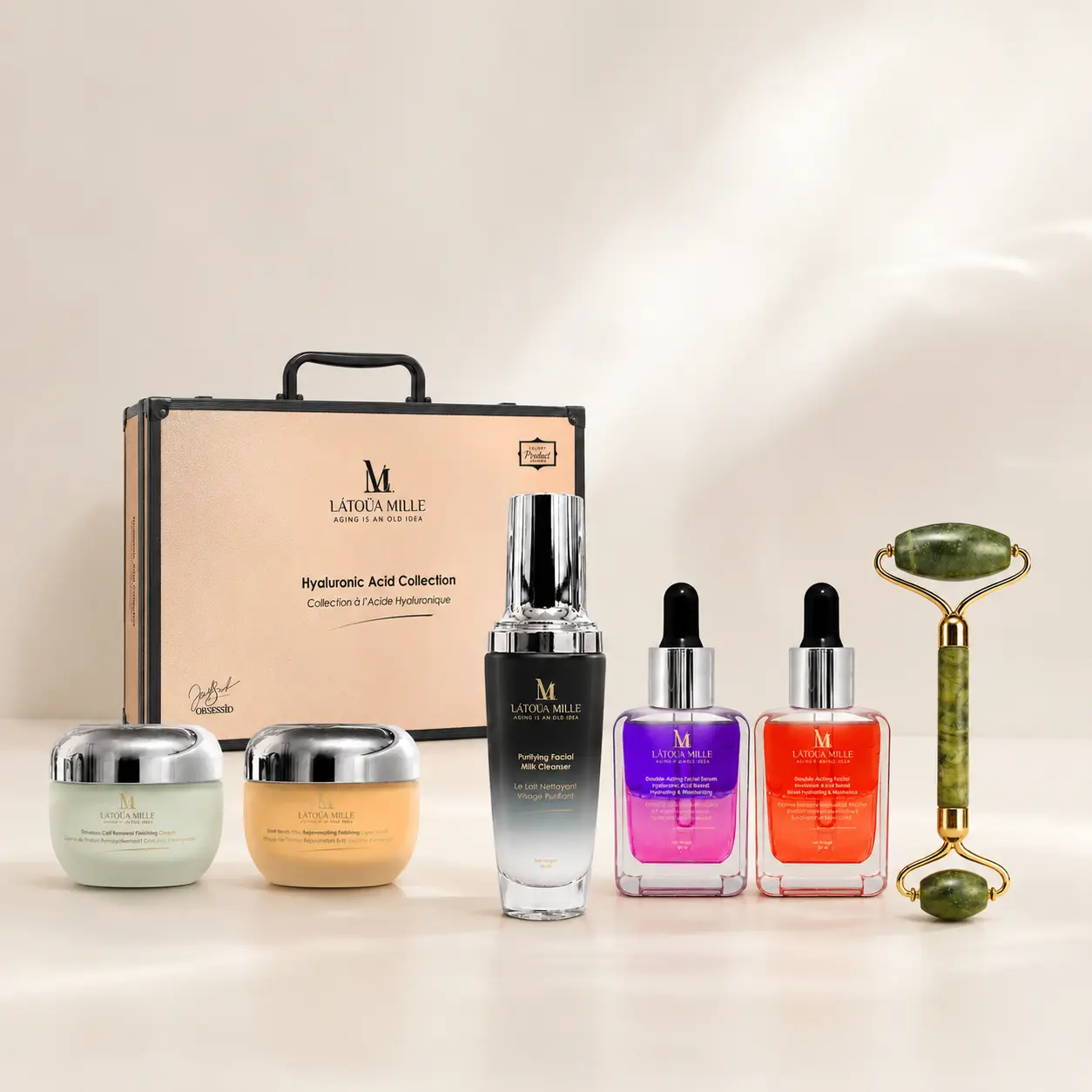 The Dewy Skin Briefcase - Latoua Mille Hyaluronic Acid Collection