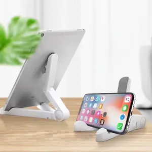 Adjustable Tablet Stand for iPad and Smartphones, Portable Multi-Angle Video Viewing and Online Learning Support, Durable ABS Material, Tablet Holder