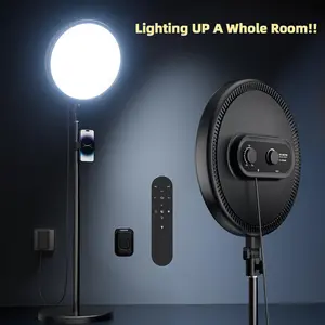 (Flash Sale) Weilisi Large Ring Light with 79" Stand, 6500K Full-Screen Selfie Ring Light with Stand and Phone Holder, Professional Big Ring Light for Live Stream, YouTube, TikTok, Makeup, Video, Barber, Photography