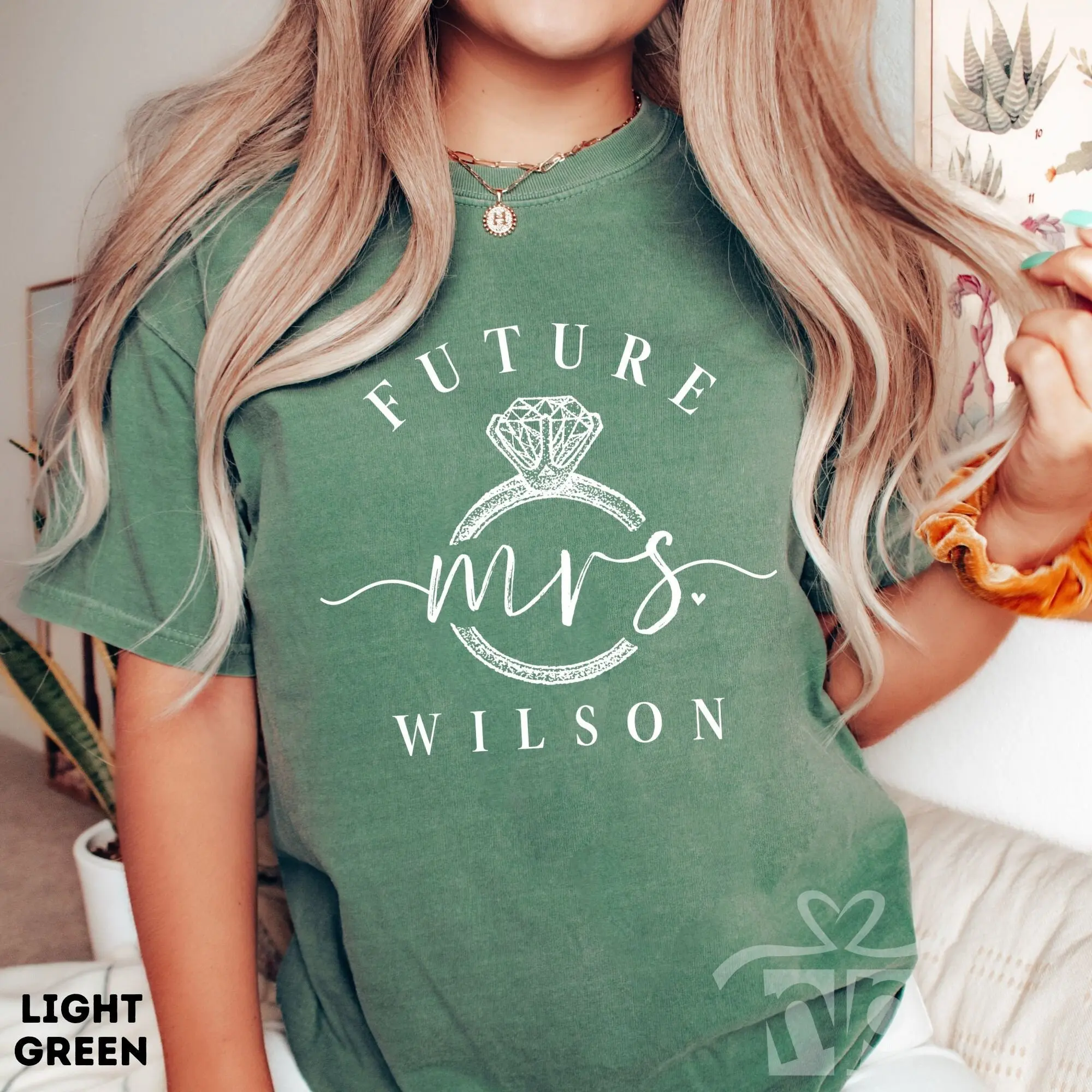 Personalized Future Mrs Shirt, Bachelorette Shirt, Engagement Gift for Her, Fiancee Shirt, Custom Shirt, Bridal Shirt, Wedding Party Tees