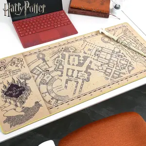 1PC Harry Potter Officially License XL Desk Mat-Marauder's Map Mouse Pad Big Waterproof  Non-Slip HD Wizard Map Print Design Cute Square Gaming Mouse Pad Extra  Large Gaming Mouse Pad Office Table Desk Mat Carpet Birthday Christmas Gift