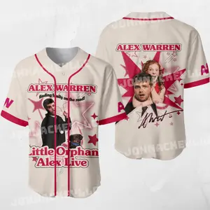 Little Orphan Alex Live Tour Jersey Style Shirt, ALex Warren Music Shirt, Special Gift For Music Fan