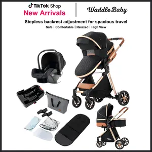 [Weekly Picks] AOBTKEL Babystroller,dealsforyoudays,4-in-1Portable & Foldable YoungstersStroller with Sun,High & Quality &Lightweight Travel Stroller For BabiesOutdoorfun,ldeal For TravelAnd Shopping Perfect Gift ForMother's Day Or Christmas,