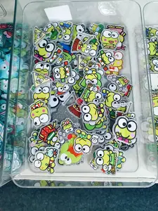 diy acrylics glitter flatback keychain