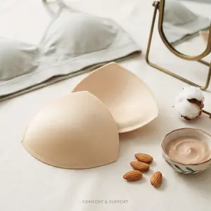 6 Pairs Breathable Push Up Bra Pads Inserts - Enhance Your Shape for Sports Bras, Dresses, Swimsuits and Bikinis, Comfortable Reusable Silicone Gel Pads Perfect for Daily Wear, Gym, Beach and Casual Outfits